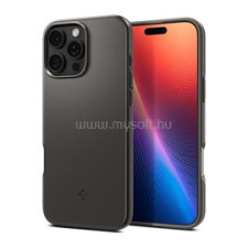 Spigen THIN FIT MAGSAFE műanyag telefonvédő (matt, ultravékony, kameravédő, MagSafe) SÖTÉTSZÜRKE (ACS08107) tok és táska