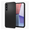 Spigen THIN FIT műanyag telefonvédő (matt, ultravékony, kameravédő) FEKETE