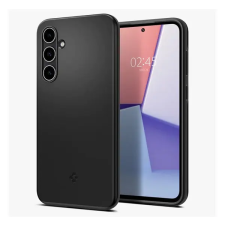 Spigen THIN FIT műanyag telefonvédő (matt, ultravékony, kameravédő) FEKETE tok és táska