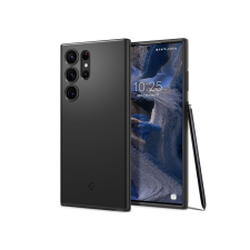 Spigen Thin Fit Samsung Galaxy S23 Ultra Szilikon Tok - Fekete mobiltelefon kellék