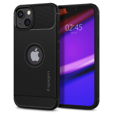 Spigen Tok iPhone 13-hoz - Spigen Rugged Armor - Fekete tok és táska