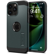 Spigen Tough Armor Abyss Green iPhone 15 Pro MagSafe tok tok és táska