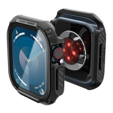 Spigen Tough Armor Apple Watch 10 (46mm) tok, Black, fekete okosóra kellék