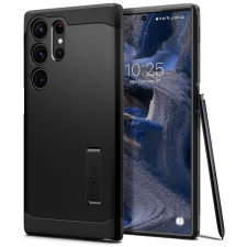 Spigen Tough Armor, black - Samsung Galaxy S23 Ultra, ACS05623 tok és táska