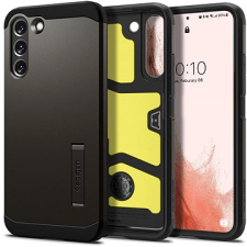 Spigen Tough Armor Gunmetal Samsung Galaxy S22 5G tok és táska