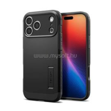 Spigen TOUGH ARMOR MAG T műanyag telefonvédő (ütésállóság, kitámasztó, MagSafe) FEKETE (ACS10297) tok és táska