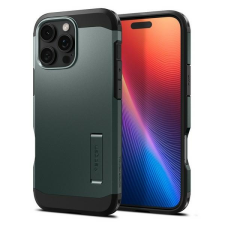 Spigen Tough Armor MagSafe tok iPhone 16 Pro - sötétzöld tok és táska