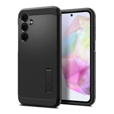 Spigen TOUGH ARMOR műanyag telefonvédő (szilikon keret, ütésállóság, kitámasztó) FEKETE tok és táska