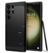Spigen Tough Armor Samsung S23 Ultra fekete tok tok és táska