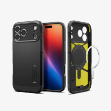 Spigen Tough Armor T MagFit hátlap kitámasztóval iPhone 17 Pro Max fekete tok és táska
