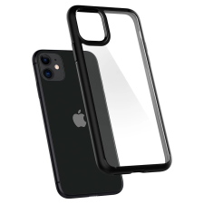 Spigen Ultra Hybrid Apple iPhone 11 hátlaptok átlátszó-fekete (076CS27186) (076CS27186) tok és táska