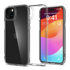  Spigen Ultra Hybrid Apple iPhone 15 Plus tok, Crystal Clear, átlátszó tok és táska