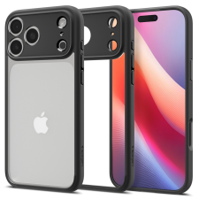 Spigen Ultra Hybrid Apple iPhone 17 Pro tok, Matte Black, fekete tok és táska