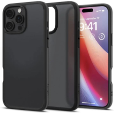 Spigen Ultra Hybrid Frost Matte iPhone 16 Pro Max tok áttetsző fekete (ACS07995) tok és táska