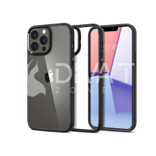 Spigen Ultra Hybrid hátlap iPhone 13 Pro Max átlátszó-fekete tok és táska