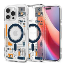 Spigen ULTRA HYBRID MAG ANALOGUE műanyag telefonvédő (ütésállóság, légpárnás keret, MagSafe) ÁTLÁTSZÓ (ACS08726) tok és táska