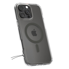 Spigen Ultra Hybrid Mag MagSafe tok iPhone 16 Pro - átlátszó grafitszürke mintával tok és táska