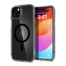 Spigen Ultra Hybrid MagFit Apple iPhone 15 Plus MagSafe tok Fekete tok és táska