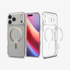 Spigen Ultra Hybrid Magfit tok iPhone 17 Pro átlátszó-arany tok és táska