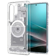 Spigen Ultra Hybrid MagSafe-kompatibilis tok Samsung Galaxy S25 Ultra - fehér mintás tok és táska