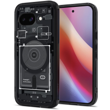 Spigen Ultra Hybrid MagSafe Zero One Black Google Pixel 9a tok és táska