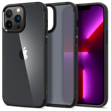 Spigen Ultra Hybrid Matte Frost Black iPhone 13 Pro Max tok tok és táska