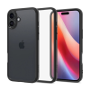 Spigen ULTRA HYBRID műanyag telefonvédő (ütésállóság, légpárnás keret) ÁTLÁTSZÓ/FEKETE Apple iPhone 16