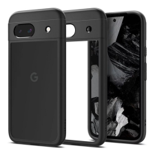 Spigen ULTRA HYBRID műanyag telefonvédő (ütésállóság, légpárnás keret) FEKETE/ÁTLÁTSZÓ Google Pixel 8a tok és táska