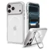 Spigen Ultra Hybrid Optik S MagSafe case for iPhone 18 Pro Max/17 Pro Max Clear Silver ACS11908