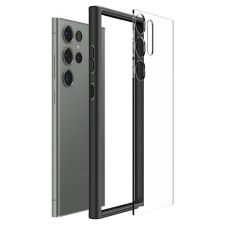 Spigen Ultra Hybrid Samsung Galaxy S23 Ultra tok átlátszó-fekete (ACS05618) (ACS05618) tok és táska