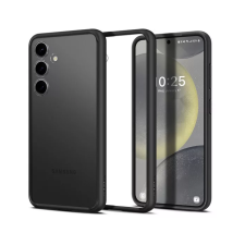 Spigen Ultra Hybrid Samsung Galaxy S24+ Tok - Átlátszó/Fekete (ACS07330) tok és táska