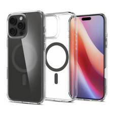 Spigen Ultra Hybrid T MagFit tok iPhone 16 Pro átlátszó-grafitszürke tok és táska