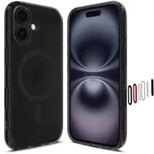 Spigen Ultra Hybrid T MagSafe iPhone 16 Frost Black ACS09074 tok és táska