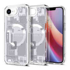Spigen ULTRA HYBRID ZERO ONE műanyag telefonvédő (ütésállóság. légpárnás keret. MagSafe) FEHÉR tok és táska