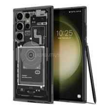 Spigen ULTRA HYBRID ZERO ONE műanyag telefonvédő (ütésállóság, légpárnás keret, MagSafe) FEKETE (ACS05620) tok és táska