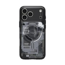 Spigen ULTRA HYBRID ZERO ONE műanyag telefonvédő (ütésállóság, légpárnás keret, MagSafe) FEKETE (ACS10073) tok és táska