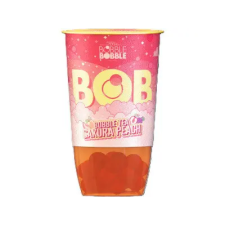 SPIN Kft. BOB Bubble tea 0,36l Sakura Peach üdítő, ásványviz, gyümölcslé