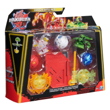 Spin Master Bakugan Battle Set Bruiser, Dragonoid, Hammerhead, Titanium Dragonoid és Nillious játékfigura