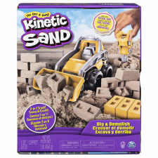 Spin Master Kinetic Sand KNS ACK CnstrctionDlxTruck UPCX GML (6044178) autópálya és játékautó