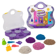 Spin Master Kinetic Sand Koffer + tartozékok kreatív és készségfejlesztő