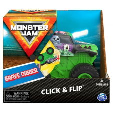 Spin Master Monster Jam - Click & Flip: Grave Digger hátrahúzhatós kisautó autópálya és játékautó