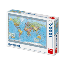 Spin Master Puzzle 1000 pcs - Politikai világtérkép puzzle, kirakós