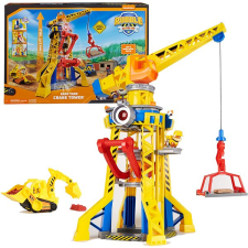 Spin Master Rubble and Crew Interaktív daru hangokkal, 60 cm autópálya és játékautó