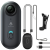 Spionescu Mini kamera, Spy, 1080P Full HD, 800 mAh akkumulátor, 180 perc folyamatos felvételi autonómia, mágneses függő, 360°-os bilincs, fekete