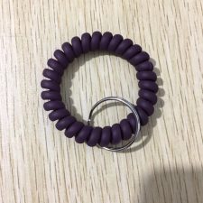  Spirál kulcstartó csuklóra - Sötétlila kulcstartó