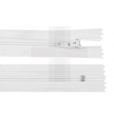  Spirálcipzár automata 30 cm - Fehér dekorációs kellék