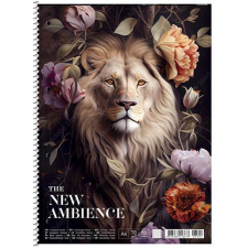  Spirálfüzet, A4+, vonalas, 80 lap, SHKOLYARYK "The New Ambience", vegyes füzet
