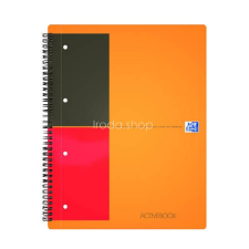  Spirálfüzet A/4 80lap vonalas OXFORD Activebook füzet