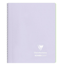  Spirálfüzet Clairefontaine Koverbook Blush A/5 80 lapos PP borítású vonalas lila füzet