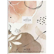  Spirálfüzet, kockás, A4+, 80 lap, SHKOLYARYK "Office collection", vegyes füzet